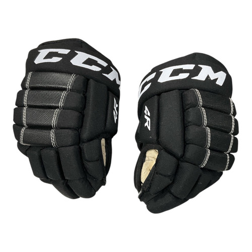Vist Large View of Product Image Which is Used CCM 4 R Youth Gloves Black 9"