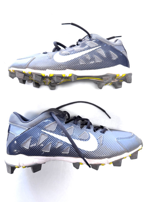 Vist Large View of Product Image Which is Used Nike HYPERDIAMOND BB/SB Cleats Grey Senior 10
