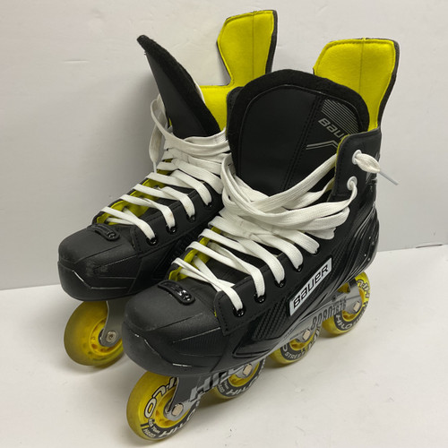 Vist Large View of Product Image Which is Used Bauer RS ROLLER SKATES Senior Black Senior 8