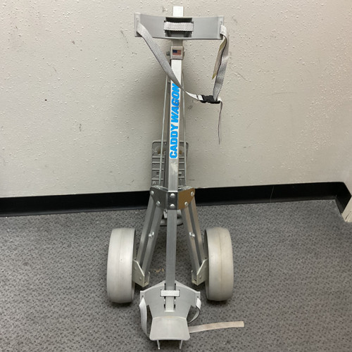 Vist Large View of Product Image Which is Used CADDY WAGON PULL CART Golf Cart Silver 2 Wheel