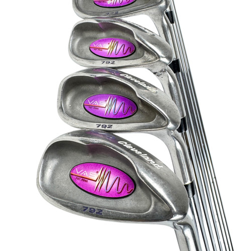 Vist Large View of Product Image Which is Used Cleveland VAS 792 Men's RH Iron Set 5I-SW Steel Shaft