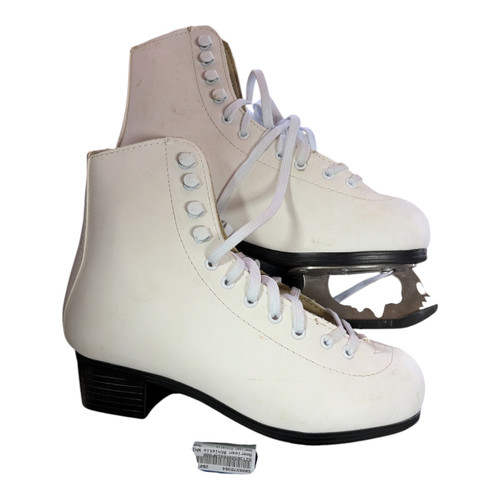 Vist Large View of Product Image Which is Used American Athletic WHITE WomensFigure Skate White Senior 6