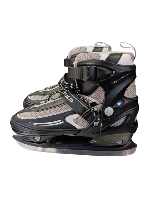 Vist Large View of Product Image Which is Used Lake Placid ADJ Senior Hockey Skate Adjustable