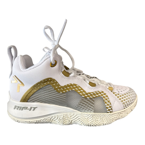 Vist Large View of Product Image Which is New RIP VBALL SHOE WHT/GD 7.5