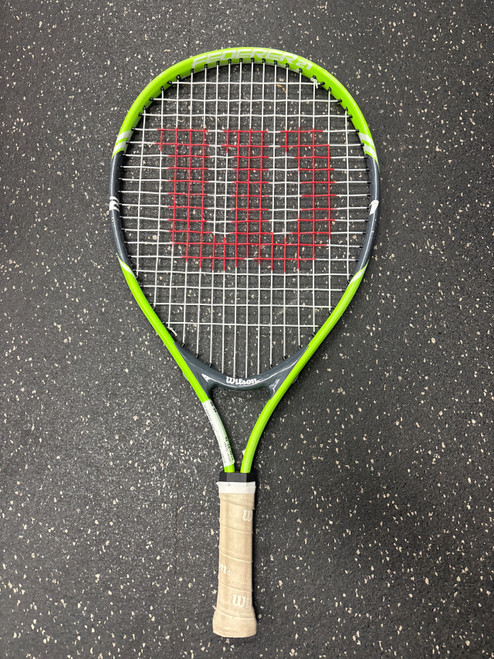 Vist Large View of Product Image Which is Used Wilson FEDERER 21 Junior Tennis Racquet Green 21"