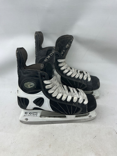 Vist Large View of Product Image Which is Used CCM 652 Senior Hockey Skate Black Senior 7.5