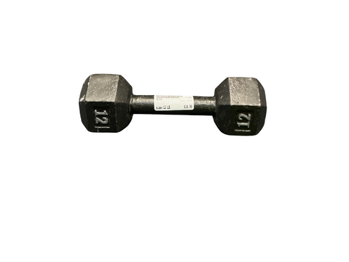 Vist Large View of Product Image Which is Used METAL Hex Dumbbell (Each) 12 lb