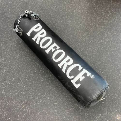 Vist Large View of Product Image Which is Used PROFORCE Boxing Heavy Bag Black 70 lb