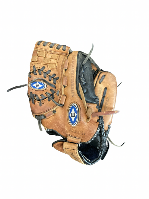 Vist Large View of Product Image Which is Used Easton NFP12 BB/SB Glove RH Throw Brown 12"