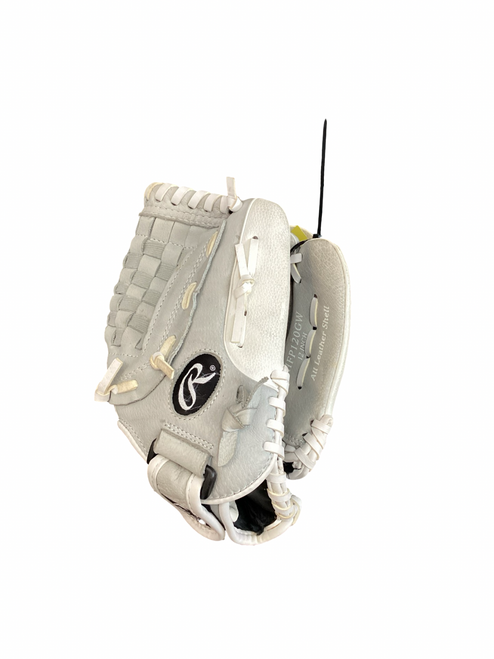 Vist Large View of Product Image Which is Used Rawlings HIGHLIGHT BB/SB Glove RH Throw Grey 12"