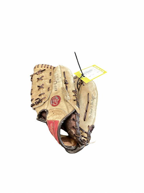 Vist Large View of Product Image Which is Used Rawlings PG34 BB/SB Glove RH Throw Tan 11 1/2"