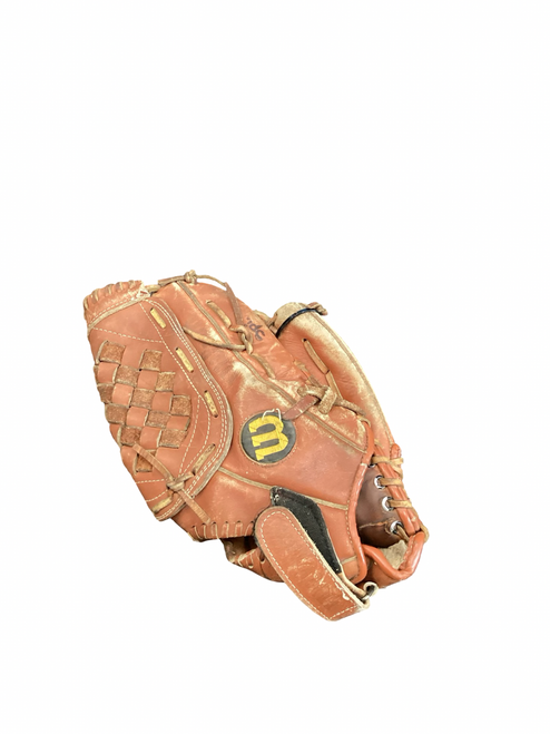 Vist Large View of Product Image Which is Used Wilson 9000 BB/SB Glove RH Throw Brown 12 1/2"