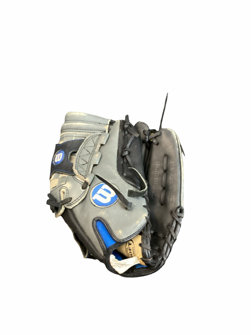 Vist Large View of Product Image Which is Used Wilson A650 BB/SB Glove RH Throw Black 12"