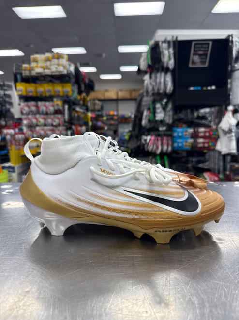 Vist Large View of Product Image Which is New Nike VAPOR PRO 1 Adult FB Cleats Gold Senior 10.5