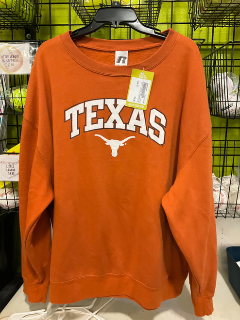 Vist Large View of Product Image Which is Used Russell TEXAS LONGHORNS SWEATSHIRT L.S. Sweatshirt M 3X