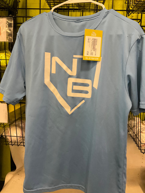 Vist Large View of Product Image Which is Used NEW BRAUNFELS LITTLE LEAGUE S.S. T-Shirt Y Carolina Blue LG