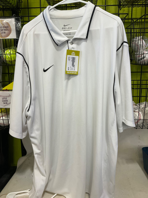 Vist Large View of Product Image Which is Used Nike POLO S.S. T-Shirt M White 3X