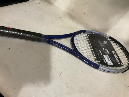 Vist Large View of Product Image Which is Used Wilson ULTRA COMP Adult Tennis Racquet Black 4 3/8"