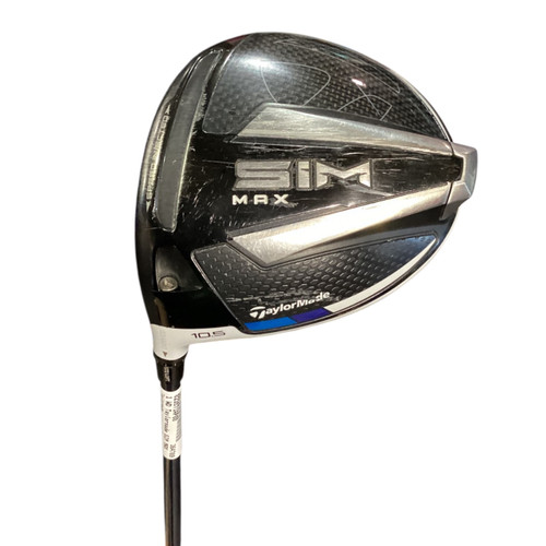 Vist Large View of Product Image Which is Used Taylormade SIM MAX Mens Driver LH 10.5 Degree