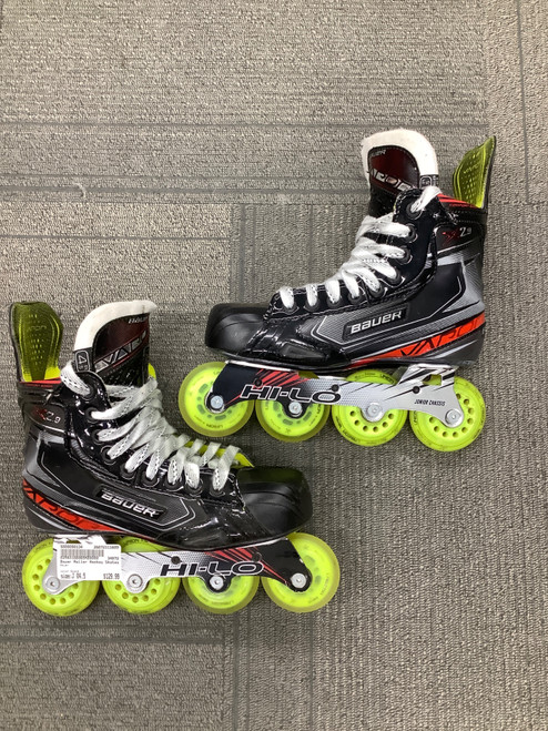 Vist Large View of Product Image Which is Used Bauer Roller Hockey Skates Black Junior 04.5