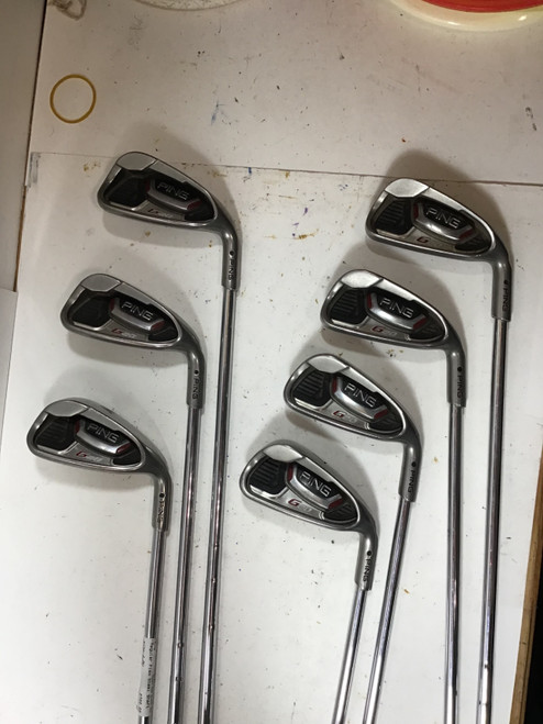 Vist Large View of Product Image Which is Used Ping G20 BLACK DOT Mens Iron Set RH 4I-PW