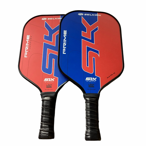 Vist Large View of Product Image Which is Used Selkirk PRIME 2 PADDLE SET Pickleball Racquet Royal Blue