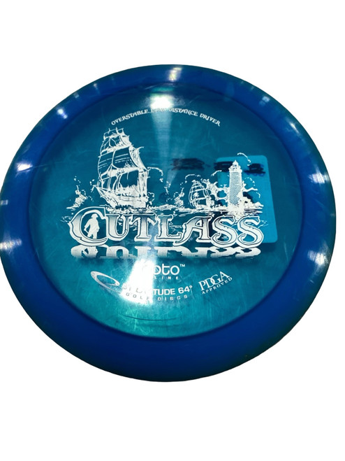 Vist Large View of Product Image Which is Used Latitude 64 OPTO CUTLASS Disc Golf Driver Royal Blue