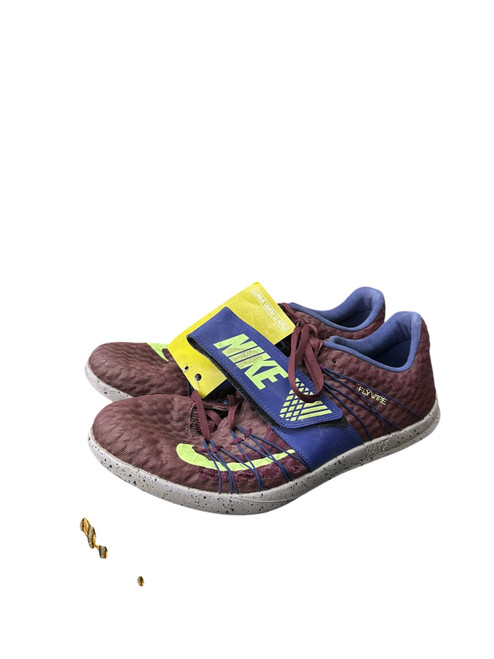 Vist Large View of Product Image Which is Used Nike Track & Field Cleats Adult Maroon Senior 10.5