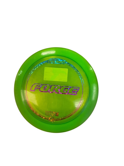 Vist Large View of Product Image Which is Used Discraft Z FORCE Disc Golf Driver Green 175g
