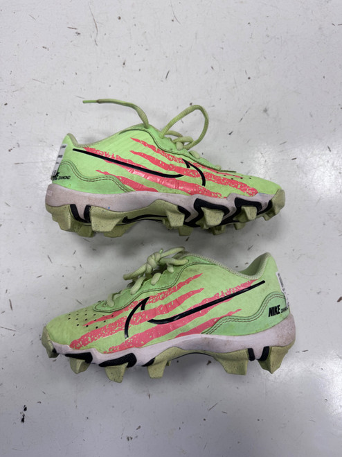 Vist Large View of Product Image Which is Used Nike BASEBALL BB/SB Cleats Neon Green Junior 01.5
