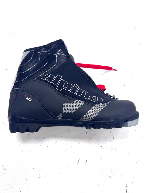 Vist Large View of Product Image Which is Used Alpina T 10 Womens NNN XC Ski Boots Black W 06.5-07 / JR 4.5-05