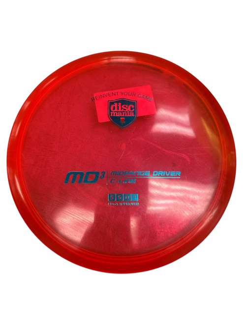 Vist Large View of Product Image Which is Used Discmania MD-3 Disc Golf Mid Range Red