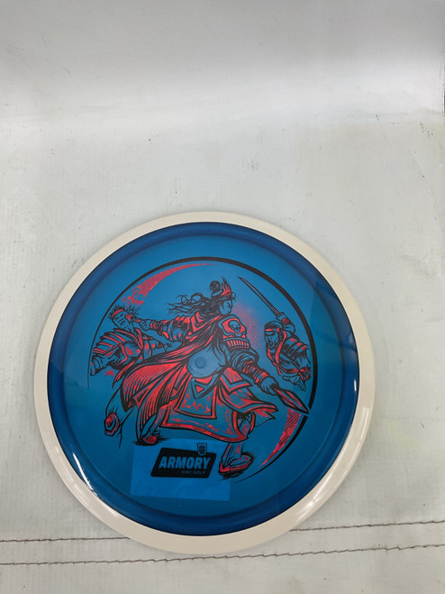 Vist Large View of Product Image Which is Used A Gamers SAMURI Disc Golf Driver Navy Blue