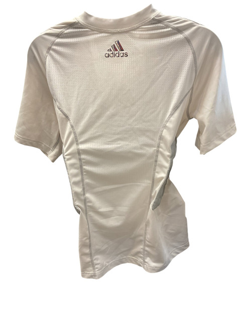 Vist Large View of Product Image Which is Used Adidas YTH PADDED SHIRT FB Top Youth White SM