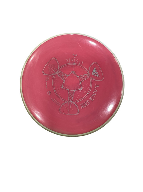 Vist Large View of Product Image Which is Used Axiom ENVY Disc Golf Putter Pink