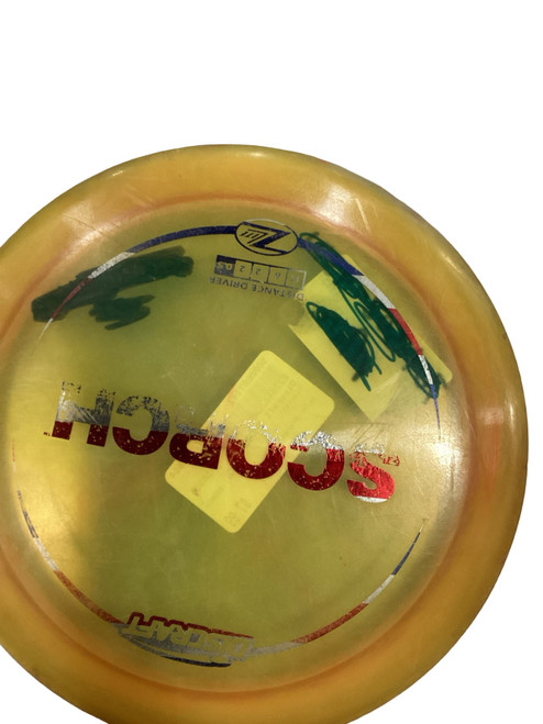 Vist Large View of Product Image Which is Used Discraft SCORCH Disc Golf Driver Orange