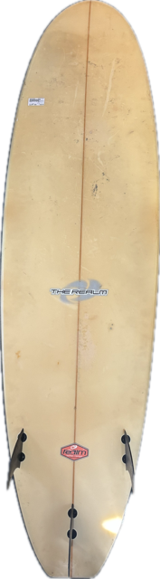Vist Large View of Product Image Which is Used THE REALM Surfboard Orange 6Ft 10In