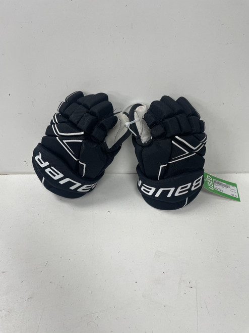 Vist Large View of Product Image Which is Used Bauer NSX Junior Gloves Black 10"