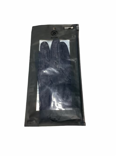 Vist Large View of Product Image Which is Used Womens Golf Glove Navy Blue MD