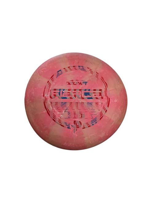 Vist Large View of Product Image Which is Used Discraft FIERCE Disc Golf Putter Red