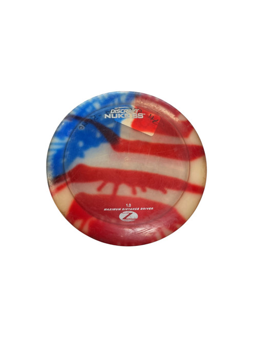 Vist Large View of Product Image Which is Used Discraft NUKE SS Disc Golf Driver Red