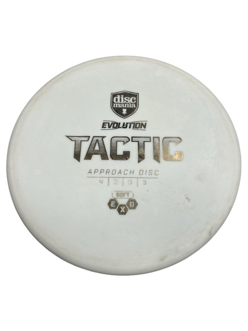 Vist Large View of Product Image Which is Used Discmania TACTIC Disc Golf Mid Range White
