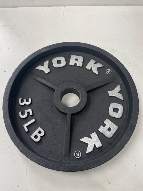 Vist Large View of Product Image Which is Used York OLYMPIC PLATE Olympic Plate (Each) Black 35 lb