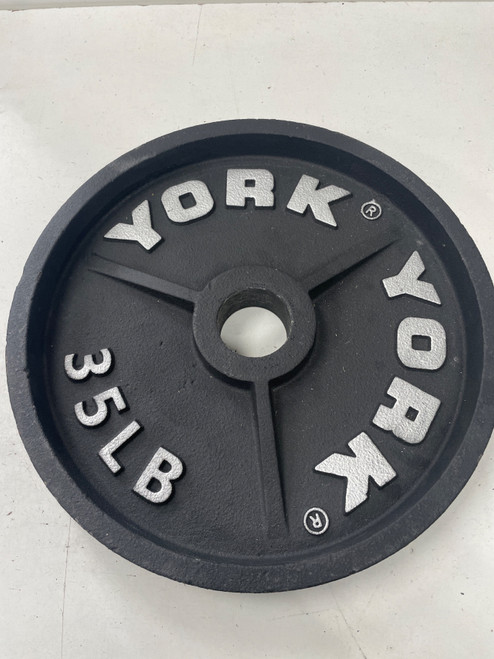 Vist Large View of Product Image Which is Used York OLYMPIC PLATE Olympic Plate (Each) Black 35 lb