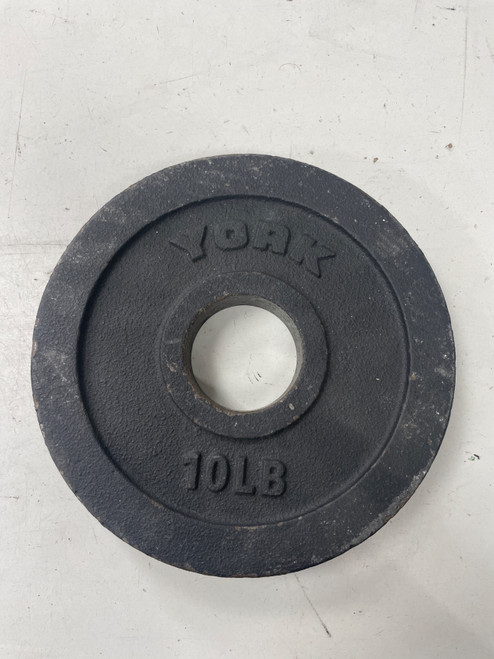 Vist Large View of Product Image Which is Used York OLYMPIC PLATE Olympic Plate (Each) Black 10 lb