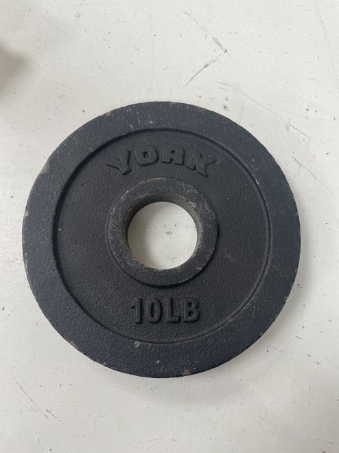Vist Large View of Product Image Which is Used York OLYMPIC PLATE Olympic Plate (Each) Black 10 lb