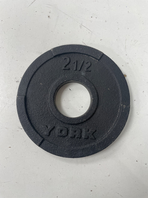 Vist Large View of Product Image Which is Used York OLYMPIC PLATE Olympic Plate (Each) Black 2.5 lb