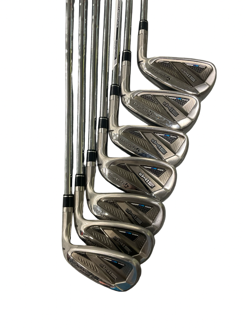 Vist Large View of Product Image Which is Used Taylormade SIM 2 MAX Mens Iron Set RH 5I-GW/AW