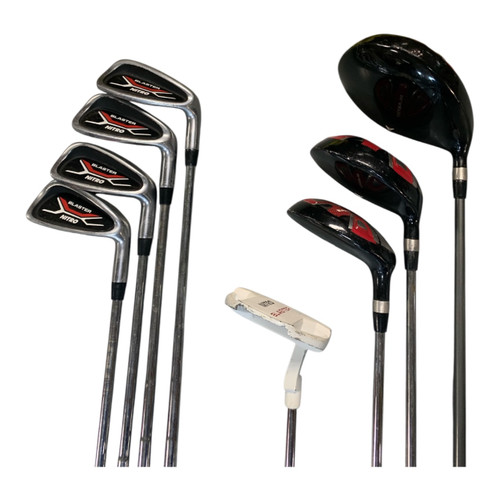 Vist Large View of Product Image Which is Used Nitro BLASTER 9PC ADULT SET Mens Package Set RH Red 9 Piece