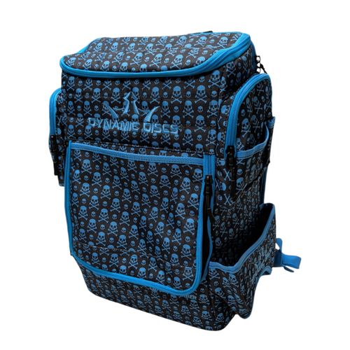Vist Large View of Product Image Which is Used Dynamic Discs Disc Golf Backpack Royal Blue
